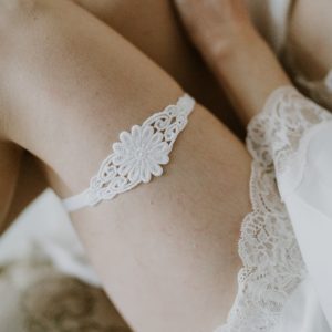 modern bridal garter