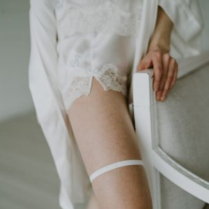 thin wedding garter